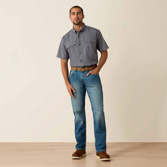 Rebar M5 DuraStretch Basic Stackable Straight Leg Jean Men - EDGEWOOD