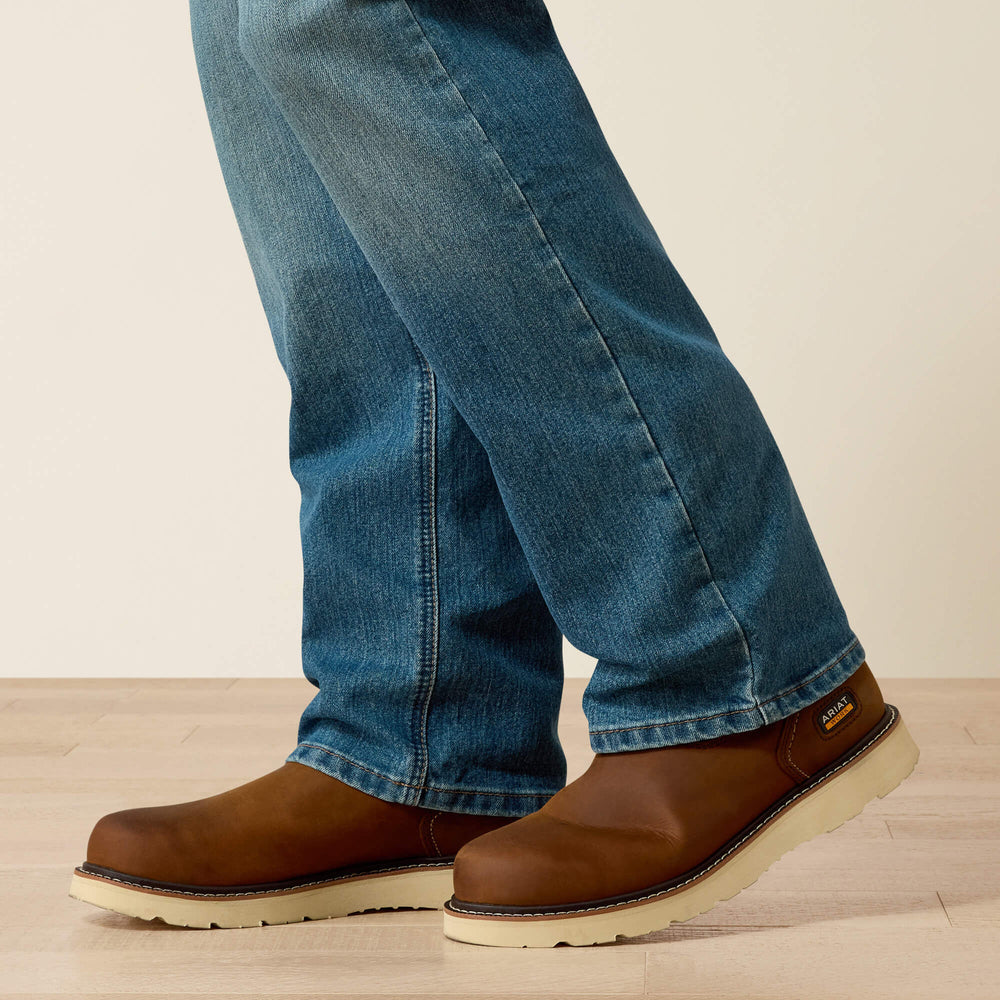 Rebar M5 DuraStretch Basic Stackable Straight Leg Jean Men - EDGEWOOD