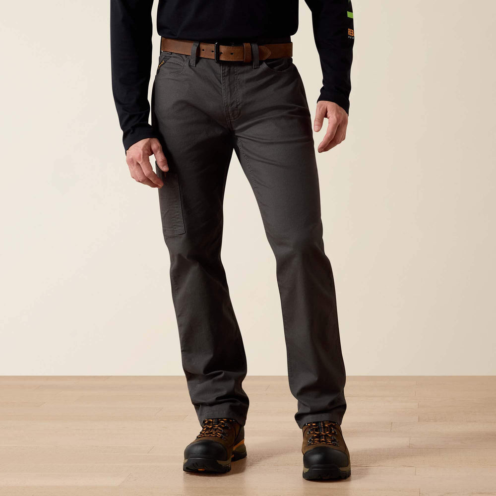 Rebar M4 Low Rise DuraStretch Made Tough Stackable Straight Leg Pant Men - REBAR GRAY