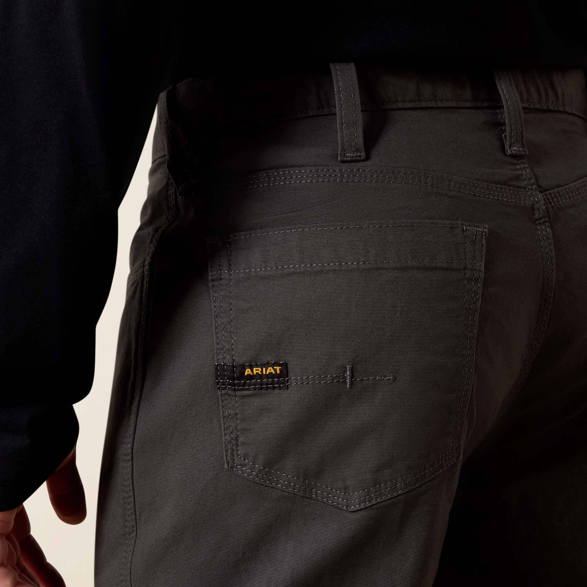 Rebar M4 Low Rise DuraStretch Made Tough Stackable Straight Leg Pant Men - REBAR GRAY