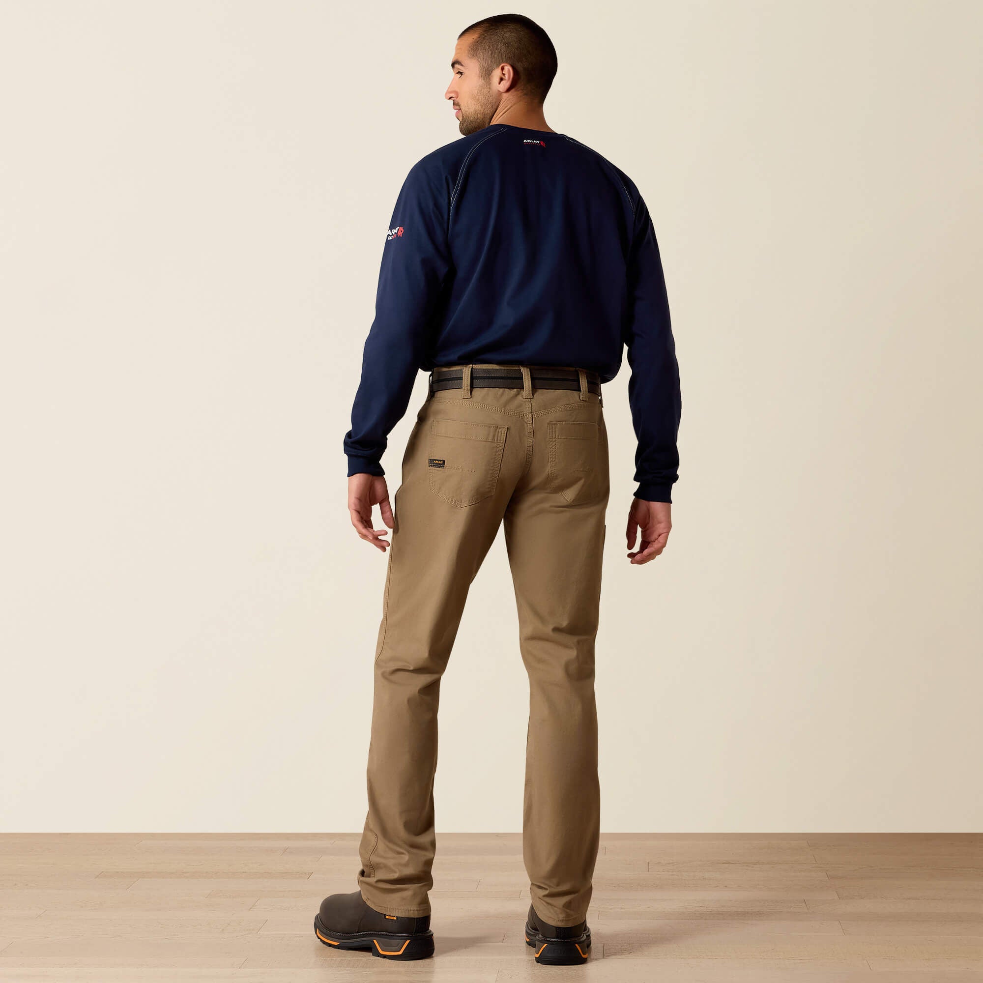 Rebar M4 Low Rise DuraStretch Made Tough Stackable Straight Leg Pant Men - FIELD KHAKI