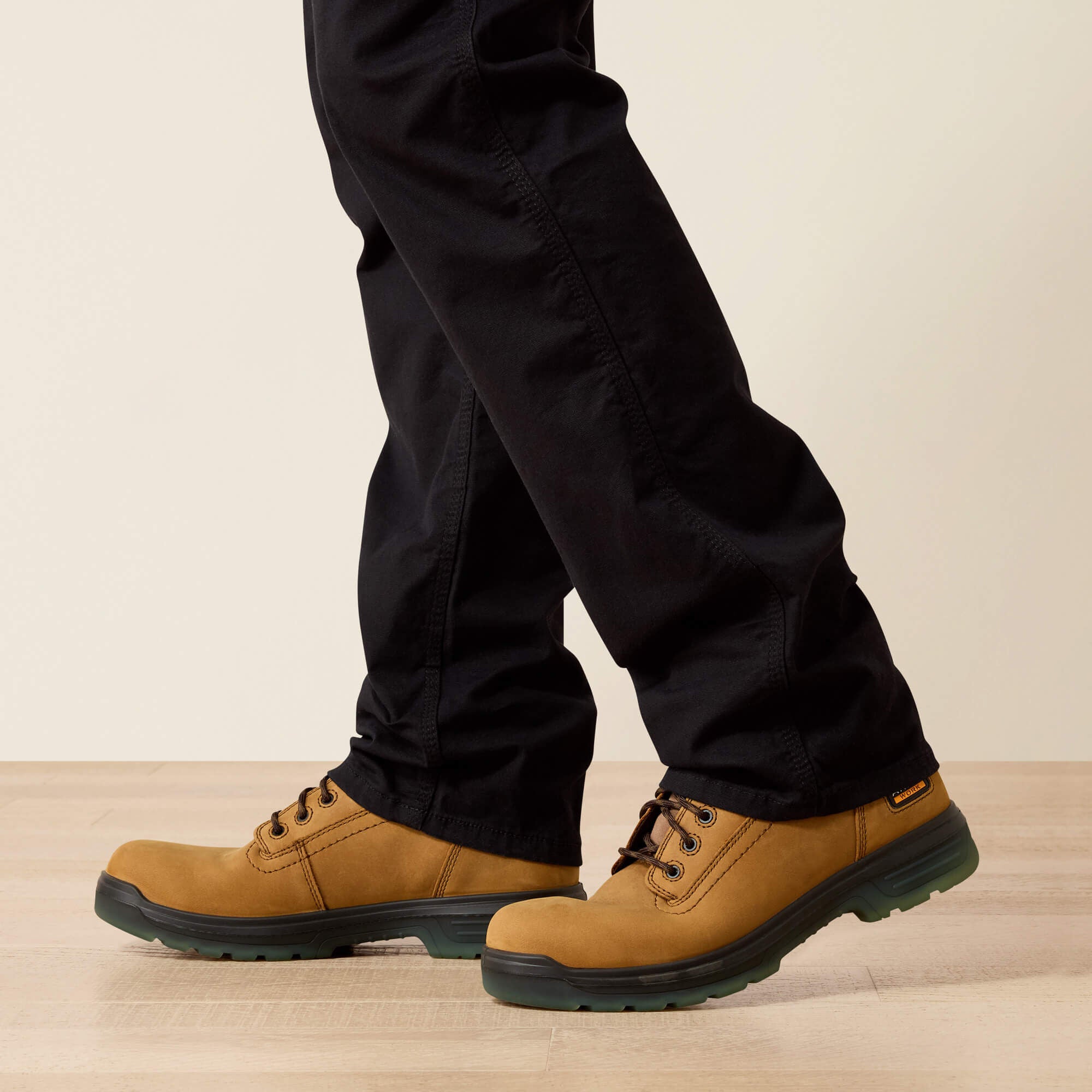 Rebar M4 Low Rise DuraStretch Made Tough Stackable Straight Leg Pant Men - BLACK