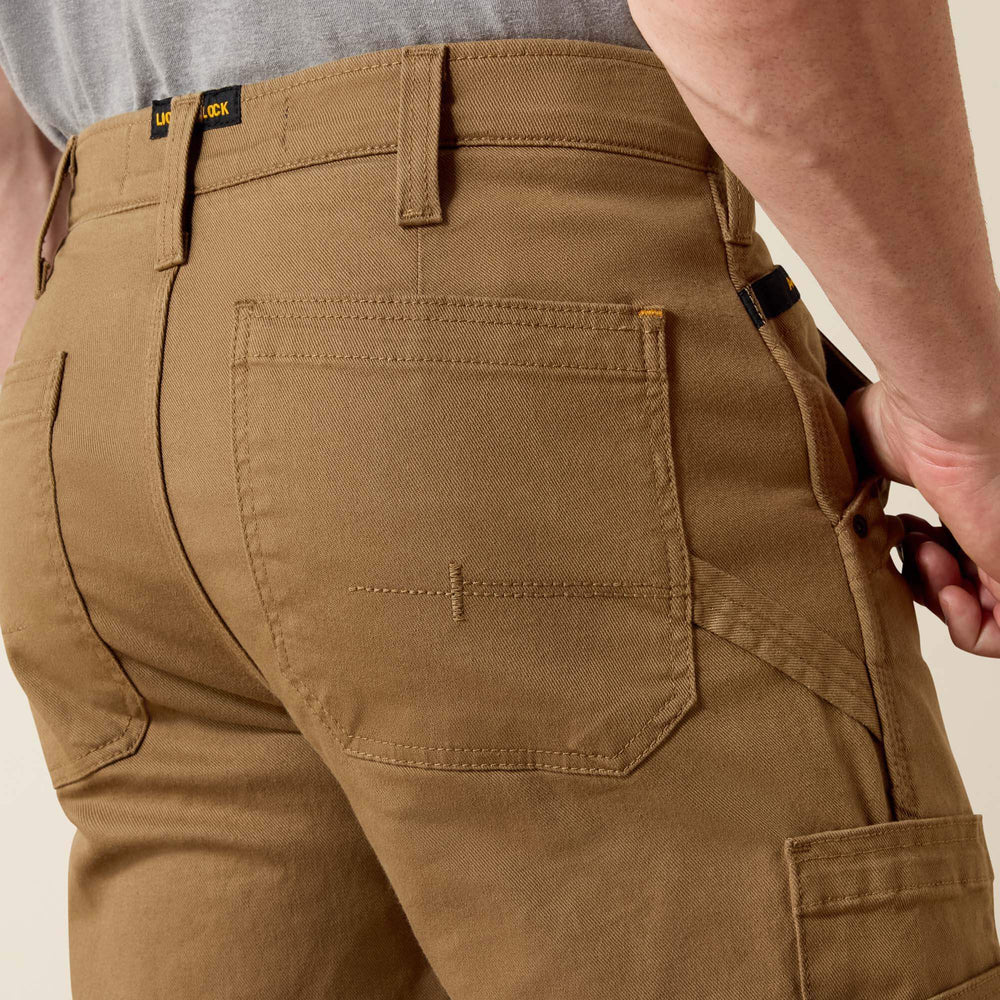 Rebar M4 Relaxed DuraStretch Washed Twill Dungaree Boot Cut Pant Men - FIELD KHAKI