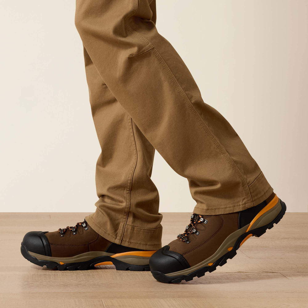 Rebar M4 Relaxed DuraStretch Washed Twill Dungaree Boot Cut Pant Men - FIELD KHAKI
