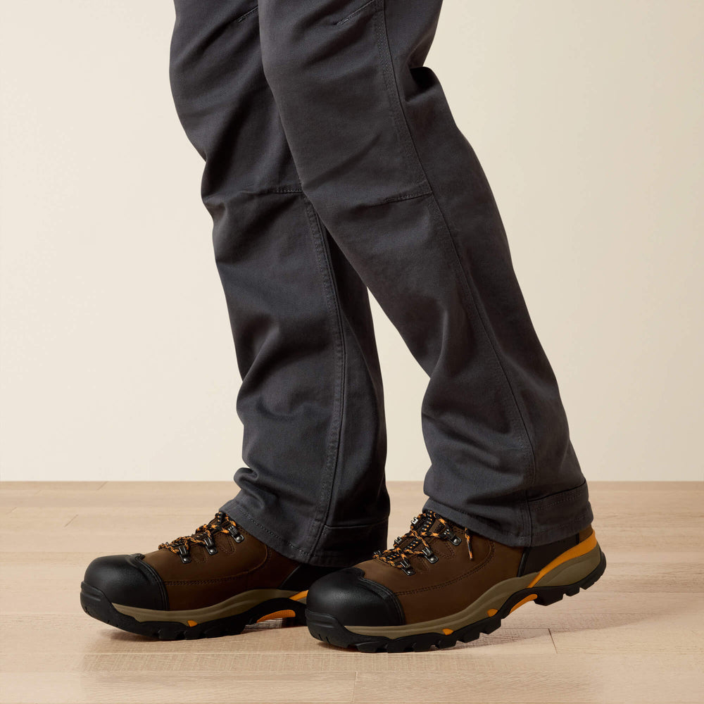 Rebar M4 Relaxed DuraStretch Washed Twill Dungaree Boot Cut Pant Men - REBAR GREY