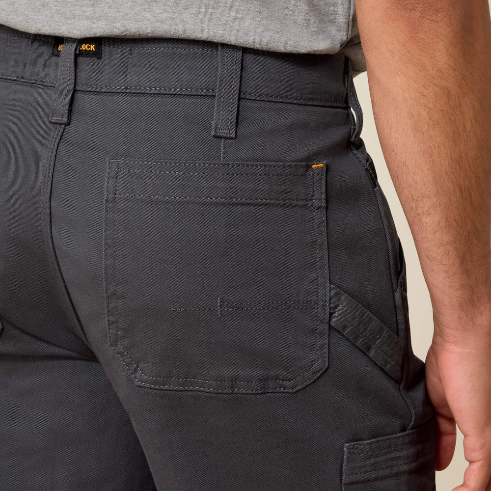 Rebar M4 Relaxed DuraStretch Washed Twill Dungaree Boot Cut Pant Men - REBAR GREY