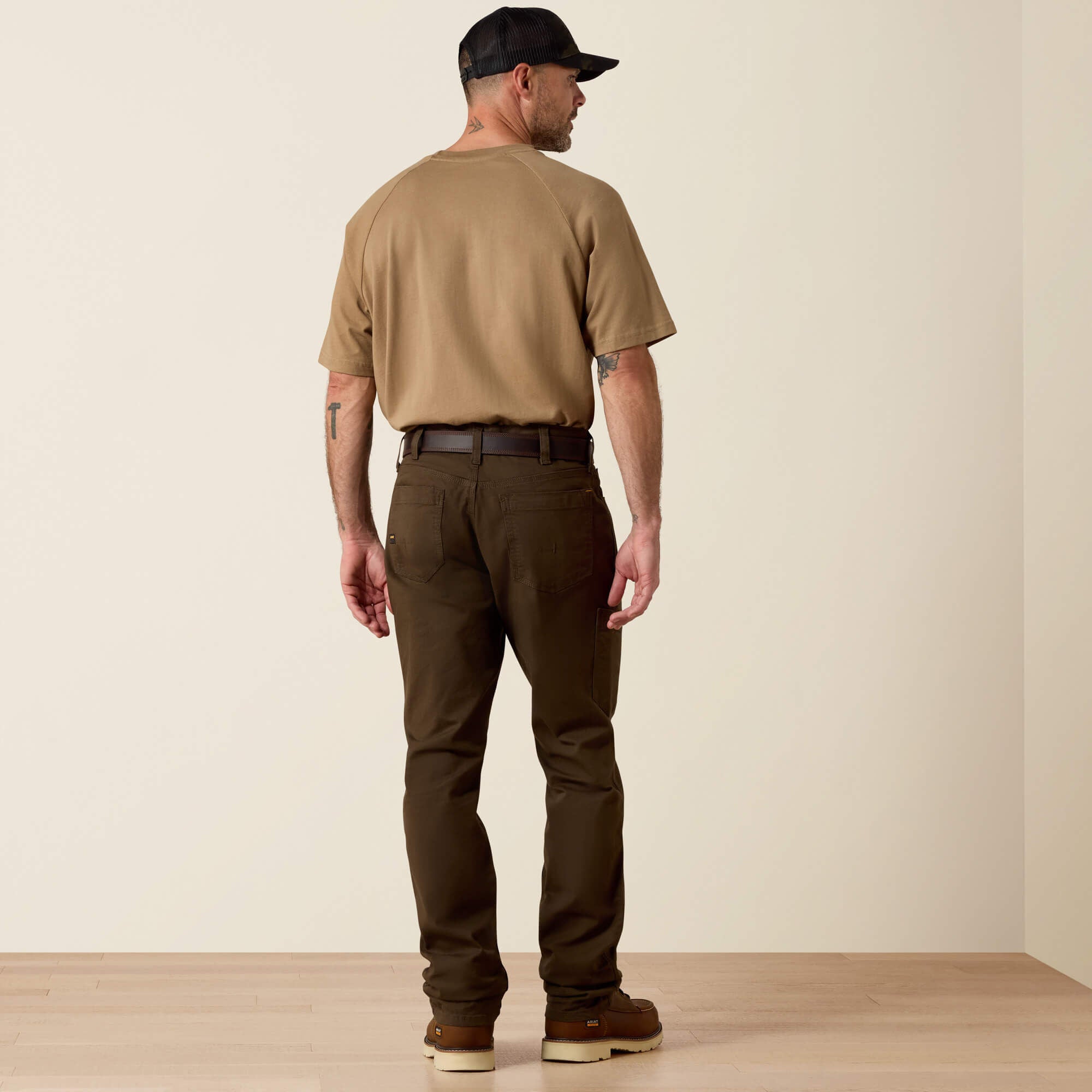 Rebar M4 Low Rise DuraStretch Made Tough Stackable Straight Leg Pant Men - WREN