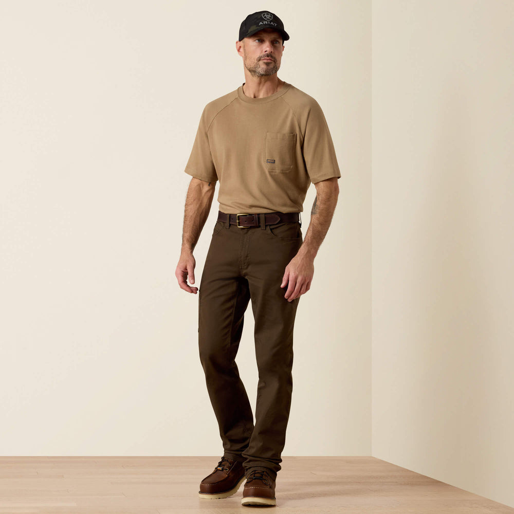 Rebar M4 Low Rise DuraStretch Made Tough Stackable Straight Leg Pant Men - WREN