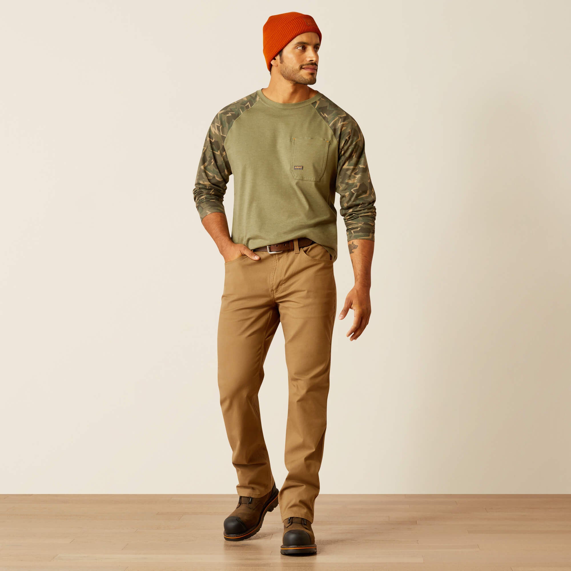 Rebar M5 Straight DuraStretch Made Tough Straight Pant Men - FIELD KHAKI