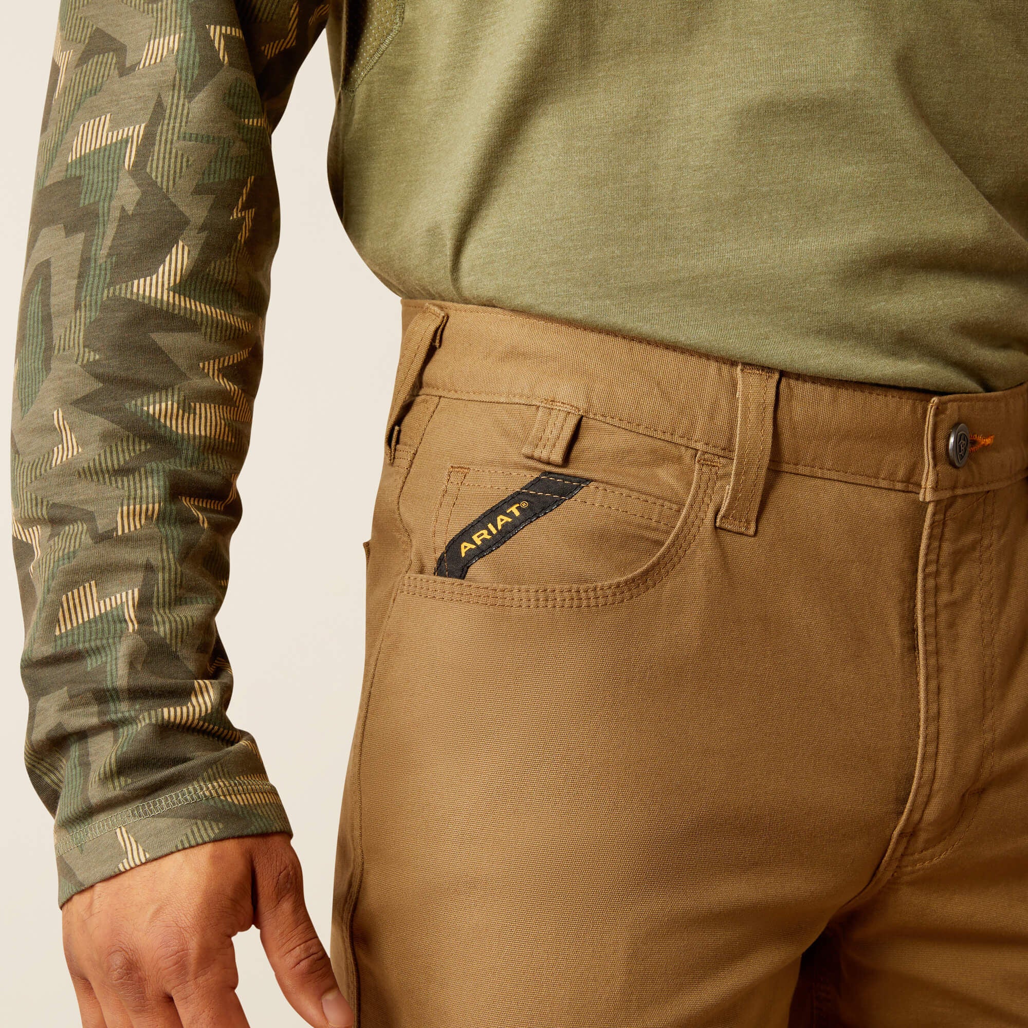Rebar M5 Straight DuraStretch Made Tough Straight Pant Men - FIELD KHAKI