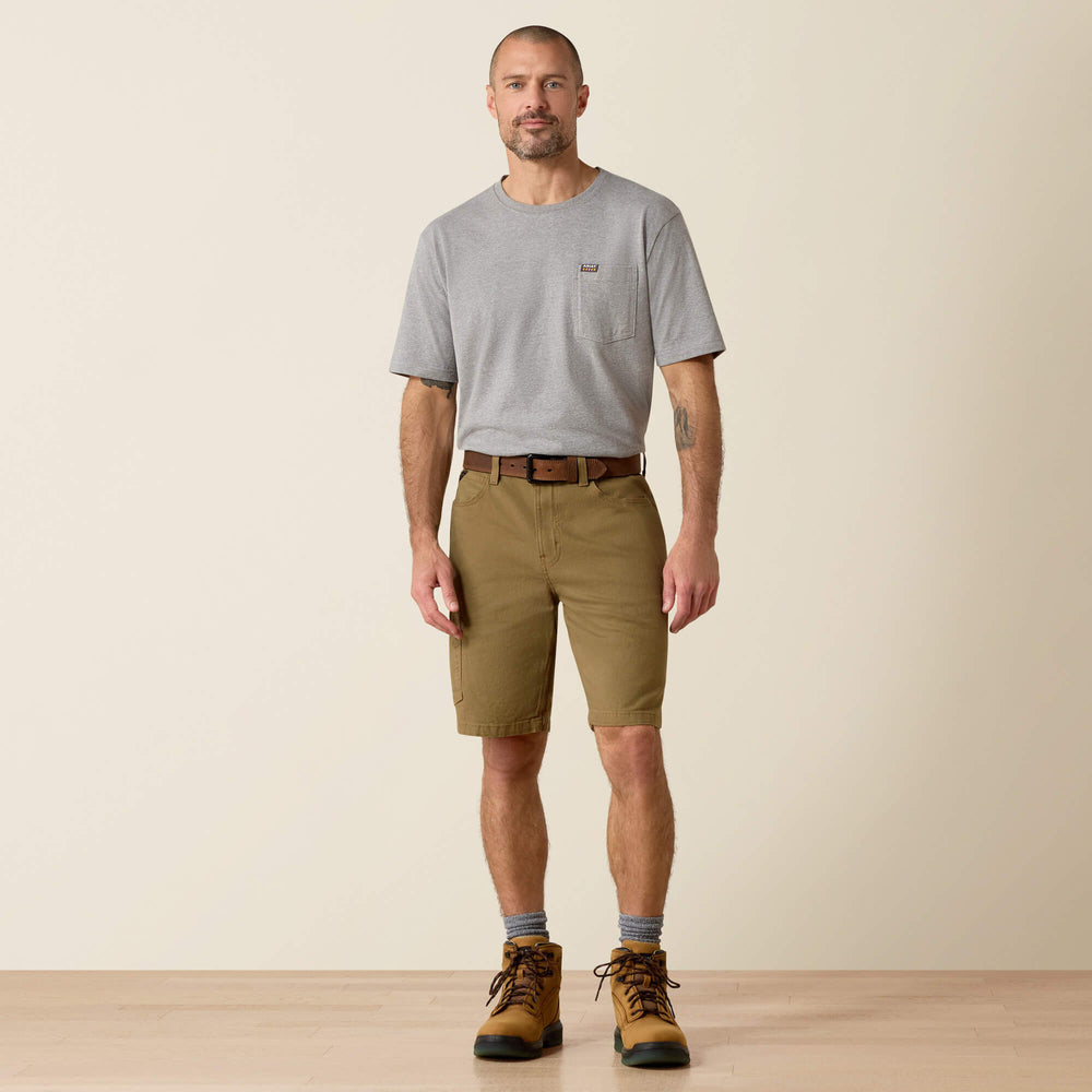 Rebar DuraStretch Made Tough 10" Short Men - FIELD KHAKI
