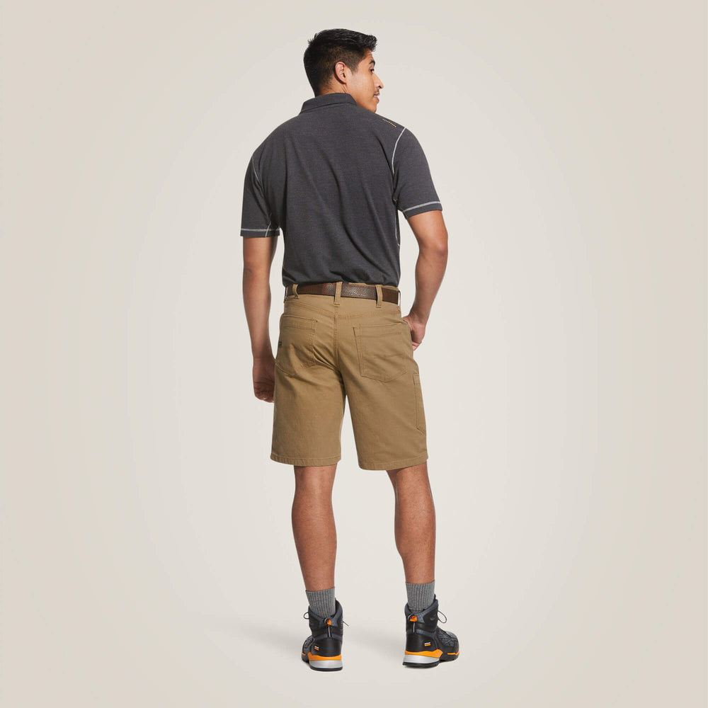 Rebar DuraStretch Made Tough 10" Short Men - FIELD KHAKI