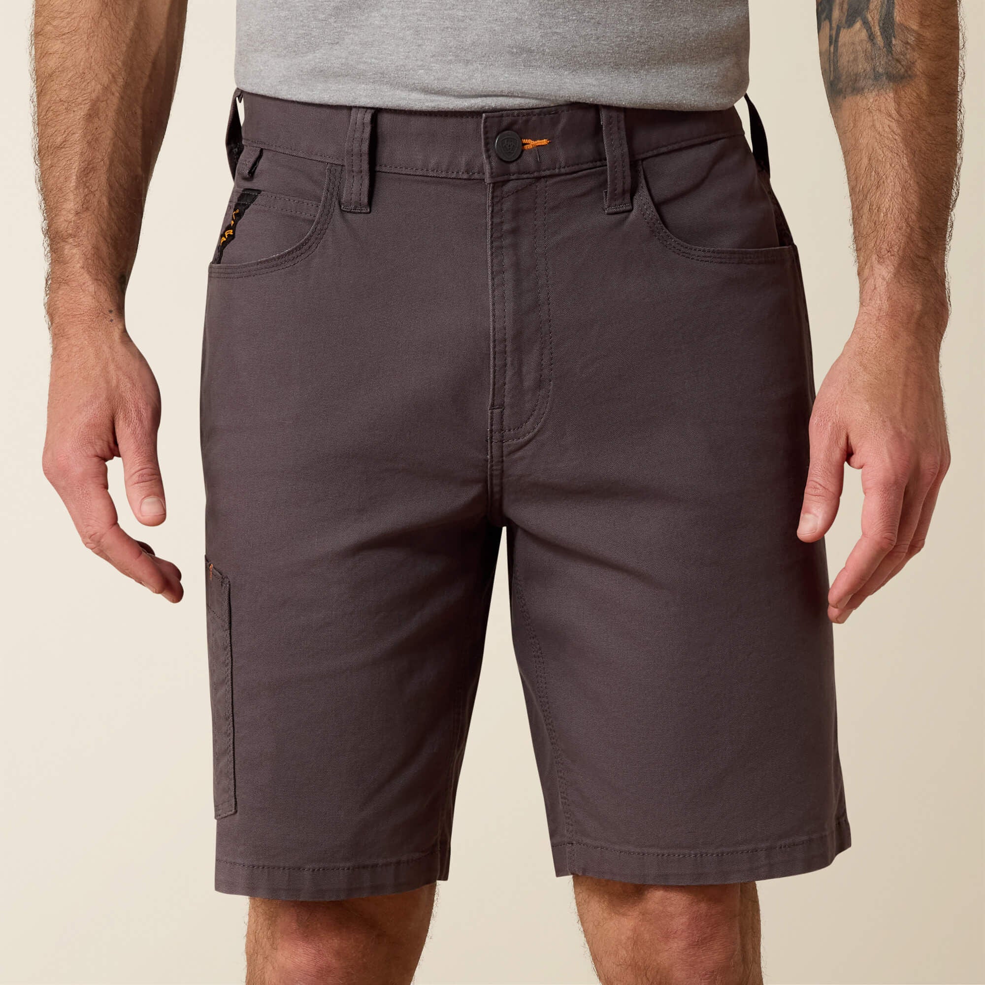 Rebar DuraStretch Made Tough 10" Short Men - REBAR GREY