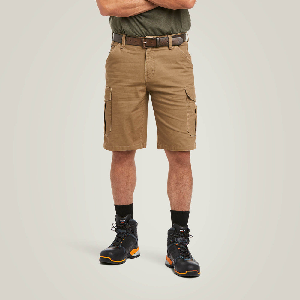 Rebar DuraStretch Made Tough Cargo 11" Short Men - FIELD KHAKI