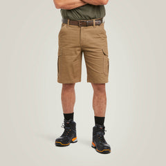 Rebar DuraStretch Made Tough Cargo 11" Short Men - FIELD KHAKI