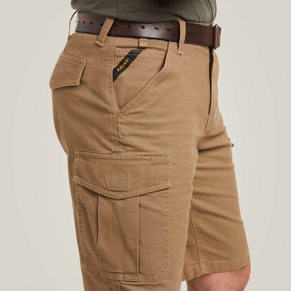 Rebar DuraStretch Made Tough Cargo 11" Short Men - FIELD KHAKI