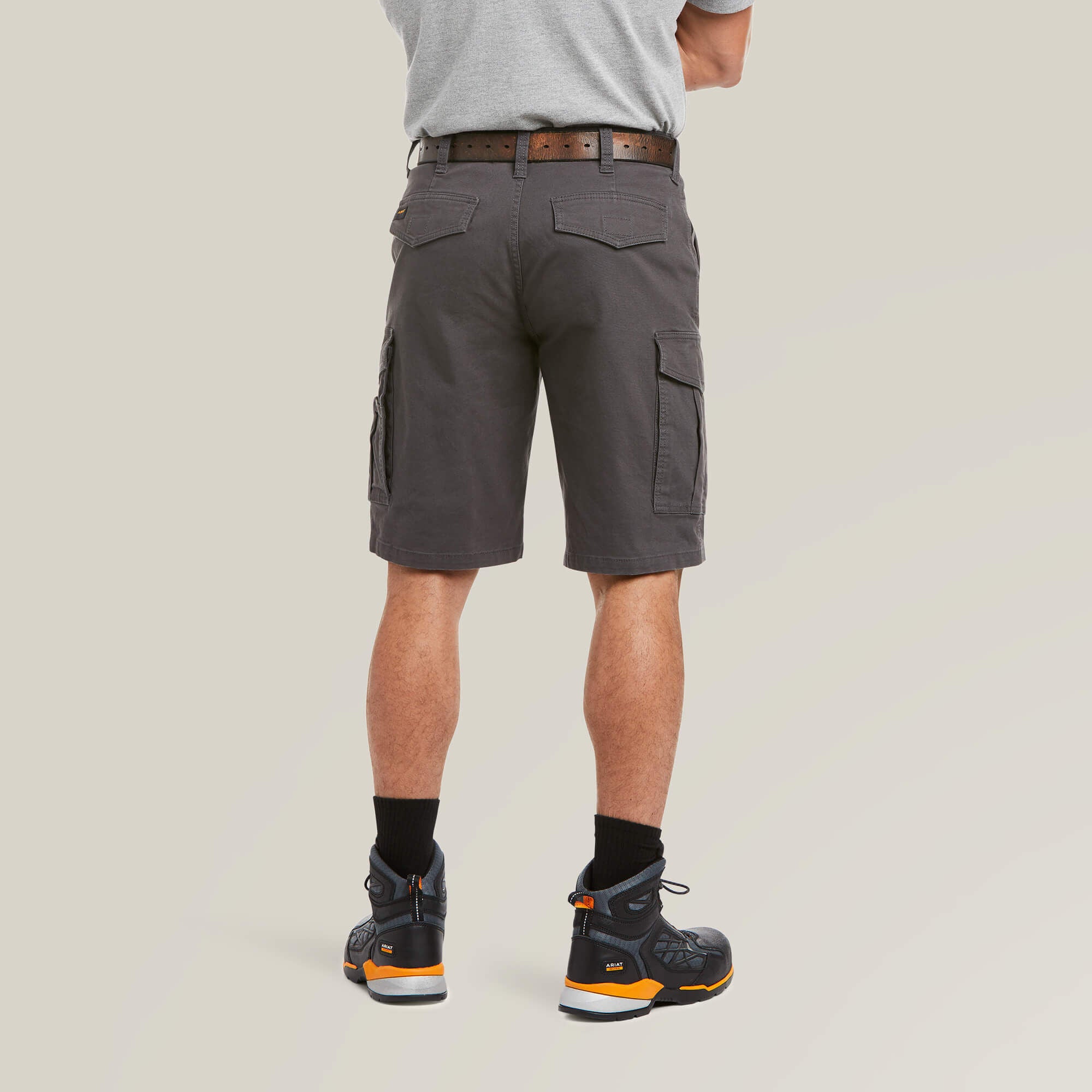 Rebar DuraStretch Made Tough Cargo 11" Short Men - REBAR GREY