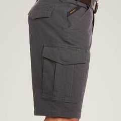 Rebar DuraStretch Made Tough Cargo 11" Short Men - REBAR GREY