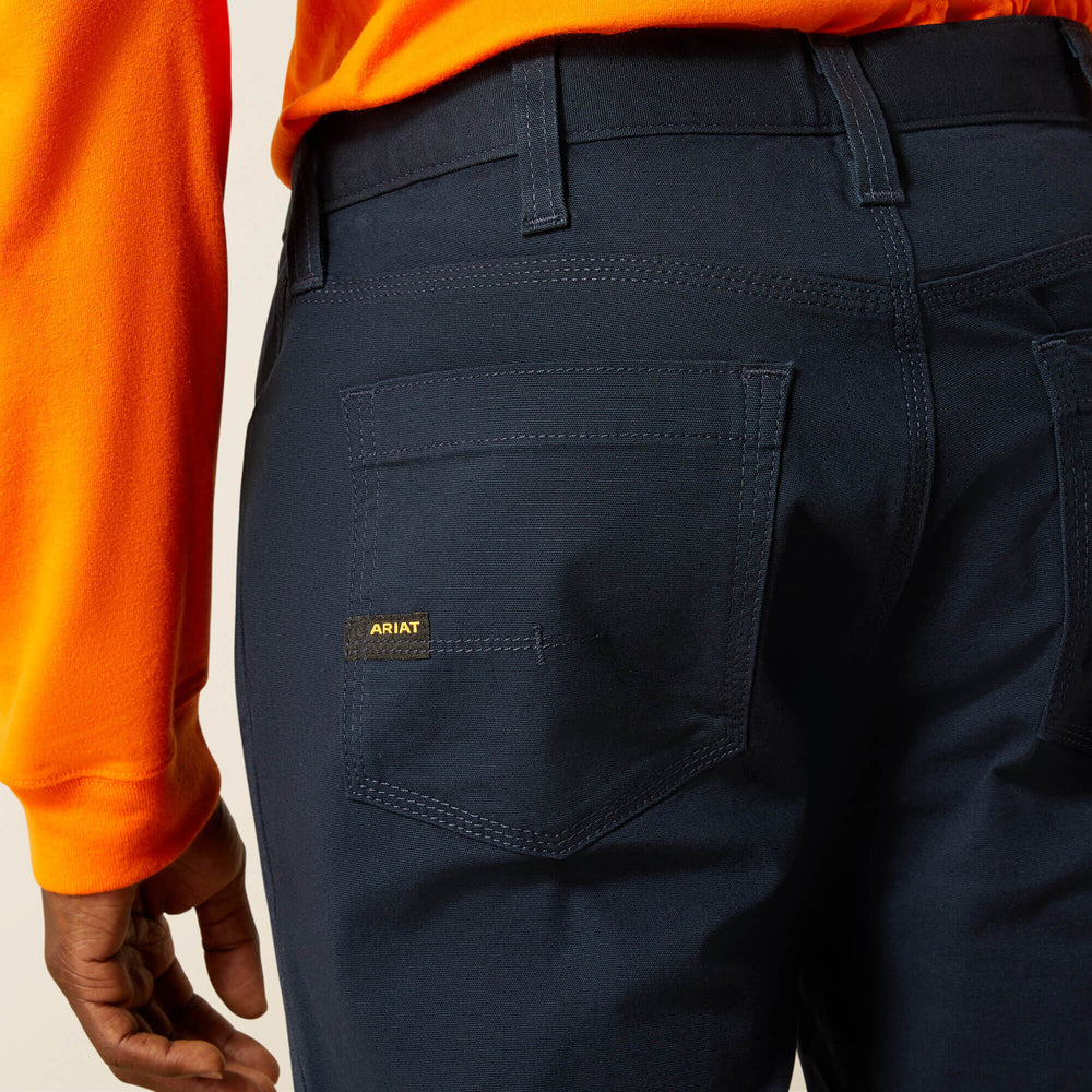 Rebar M4 Low Rise DuraStretch Made Tough Stackable Straight Leg Pant Men - DARK NAVY