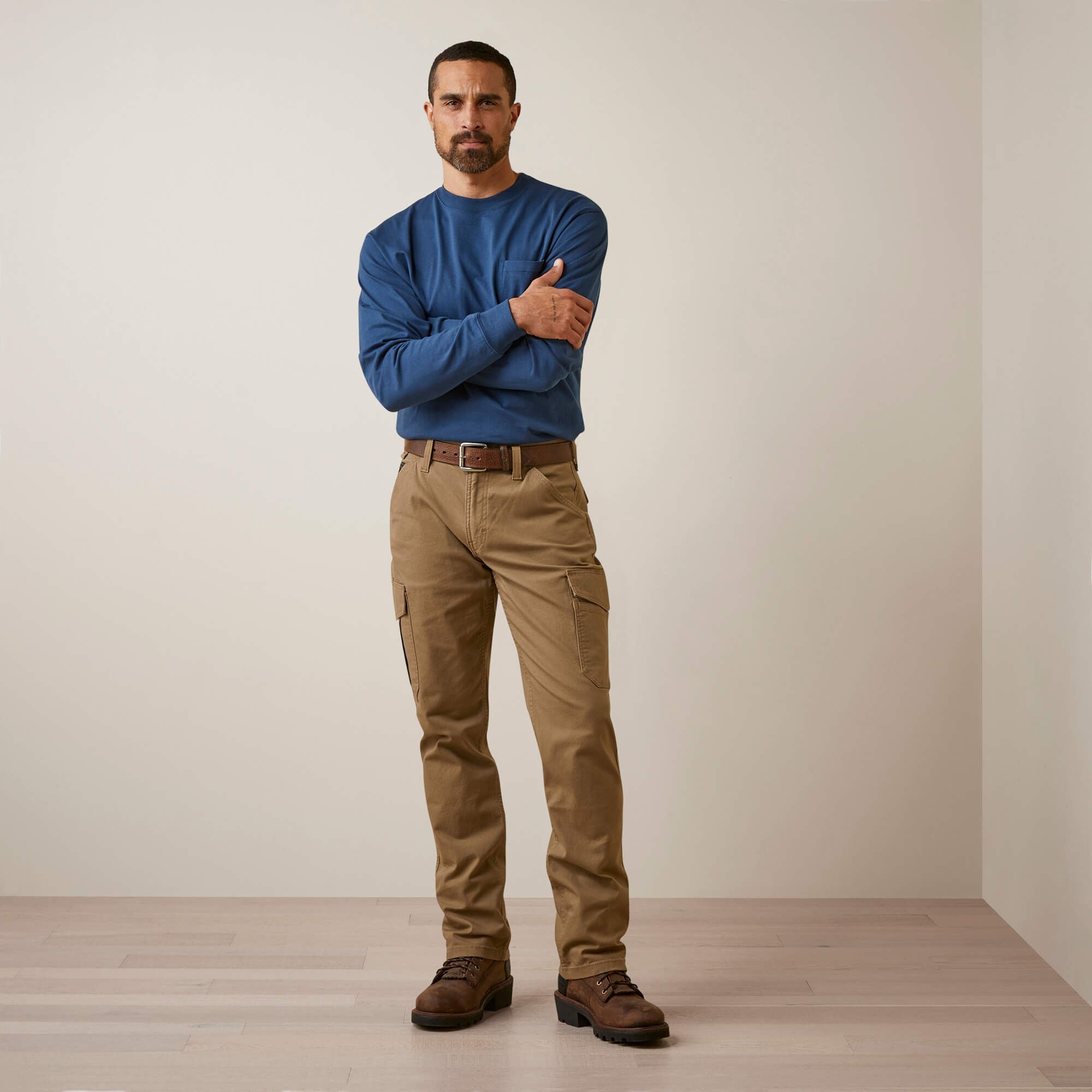 Rebar M4 Relaxed Made Tough Cargo Straight Pant Men - FIELD KHAKI