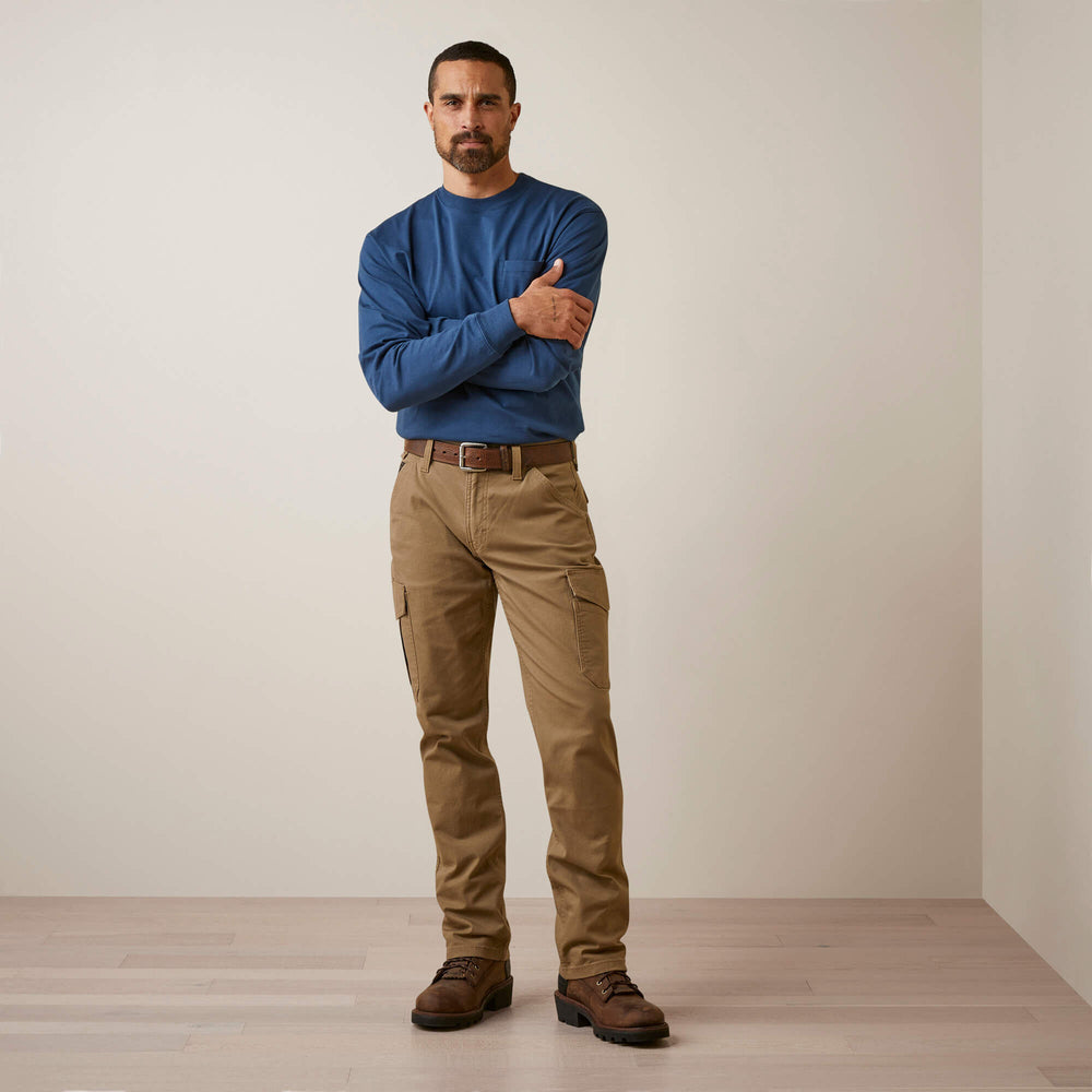Rebar M4 Relaxed Made Tough Cargo Straight Pant Men - FIELD KHAKI