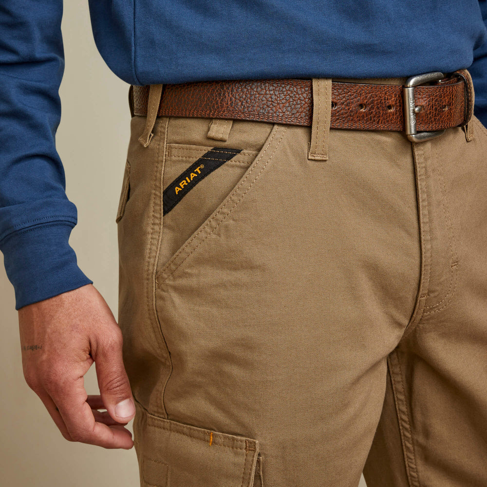 Rebar M4 Relaxed Made Tough Cargo Straight Pant Men - FIELD KHAKI