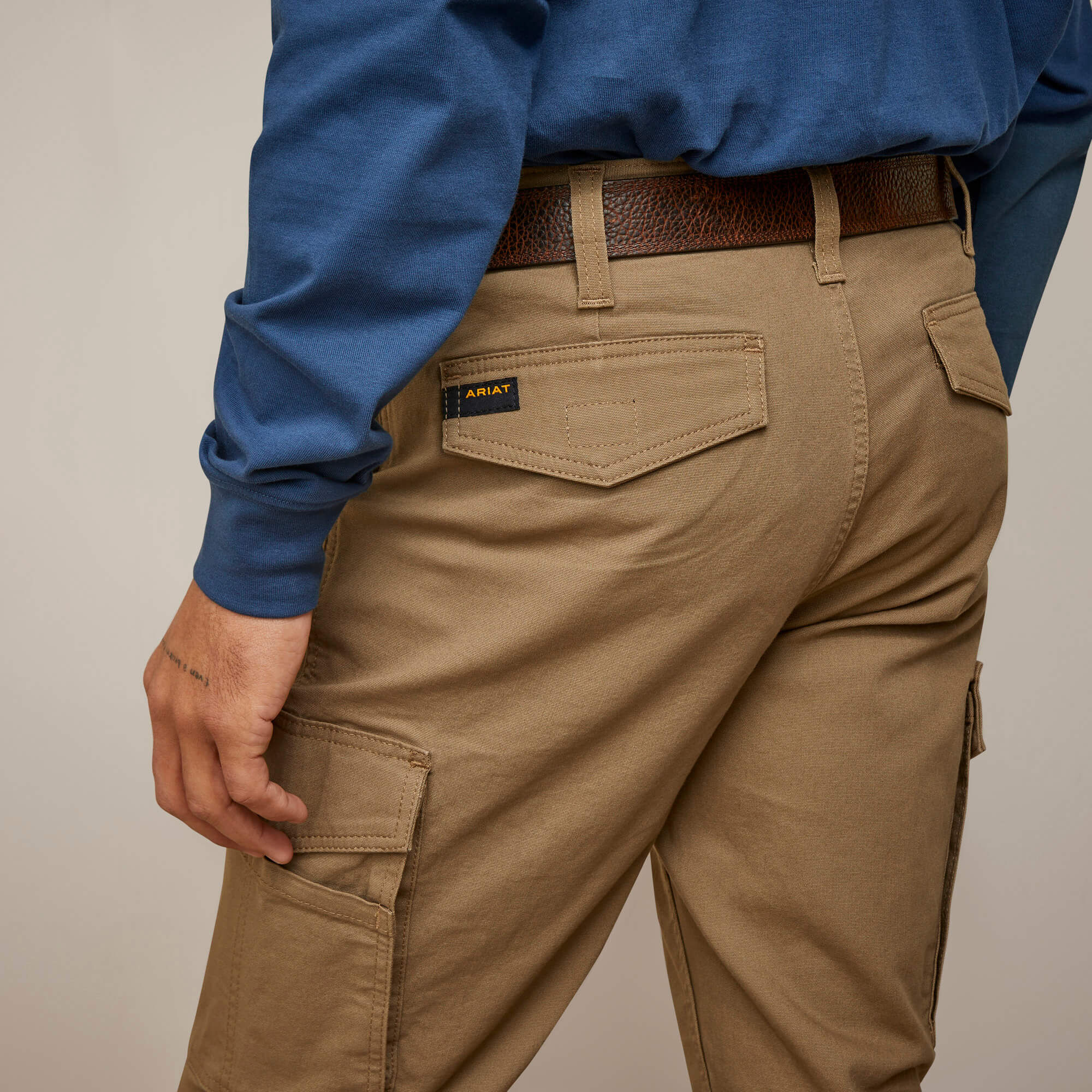 Rebar M4 Relaxed Made Tough Cargo Straight Pant Men - FIELD KHAKI