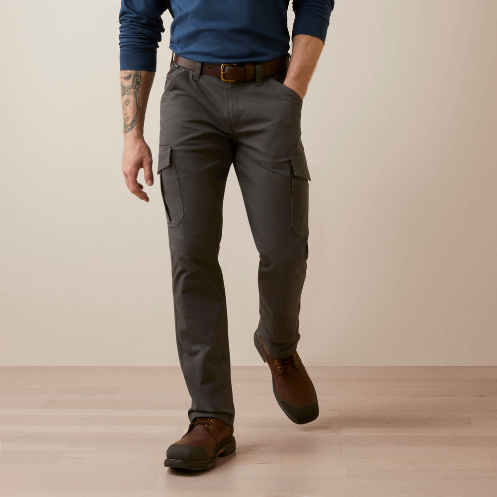 Rebar M4 Relaxed Made Tough Cargo Straight Pant Men - REBAR GREY