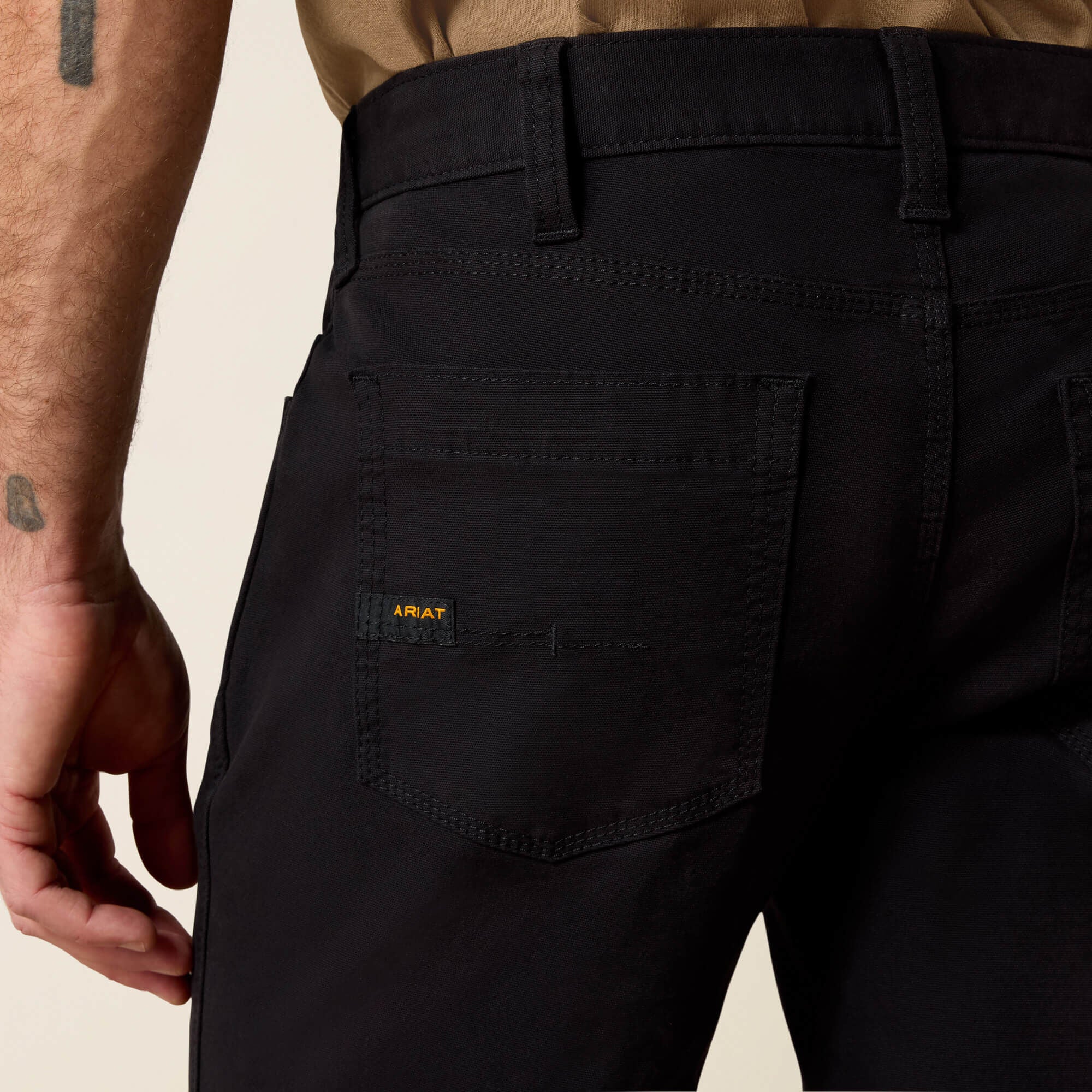 Rebar M7 DuraStretch Made Tough Straight Pant Men - BLACK