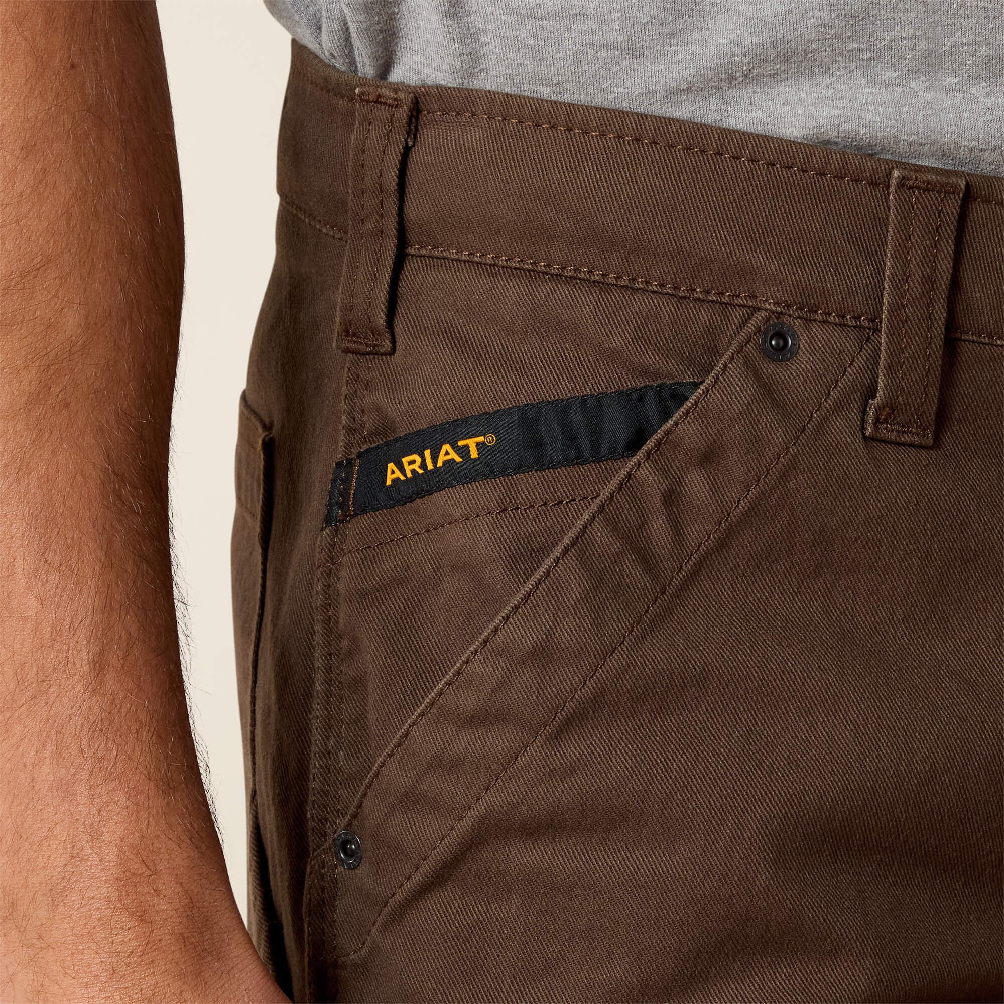Rebar M5 Straight DuraStretch Washed Twill Dungaree Straight Leg Pant Men - WREN