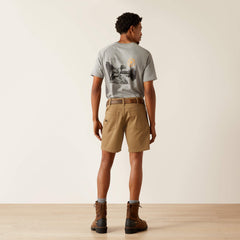 Rebar DuraStretch Made Tough 8" Short Men - FIELD KHAKI