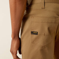 Rebar DuraStretch Made Tough 8" Short Men - FIELD KHAKI