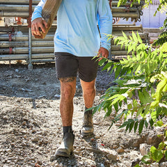 Rebar DuraStretch Made Tough 8" Short Men - REBAR GREY