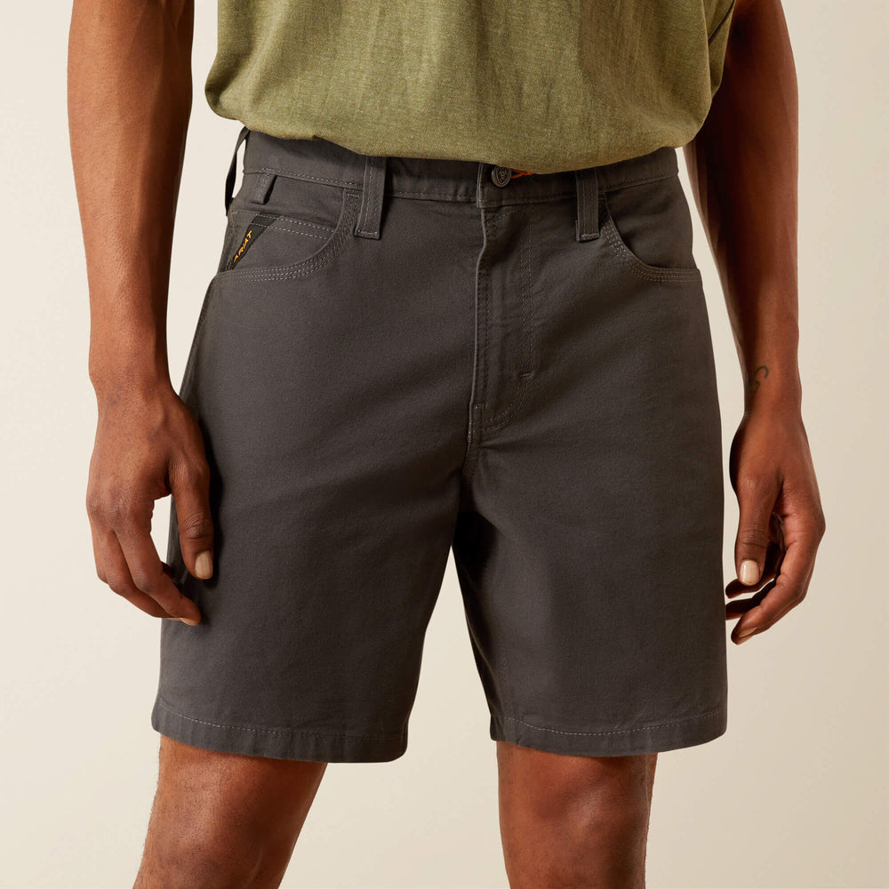Rebar DuraStretch Made Tough 8" Short Men - REBAR GREY