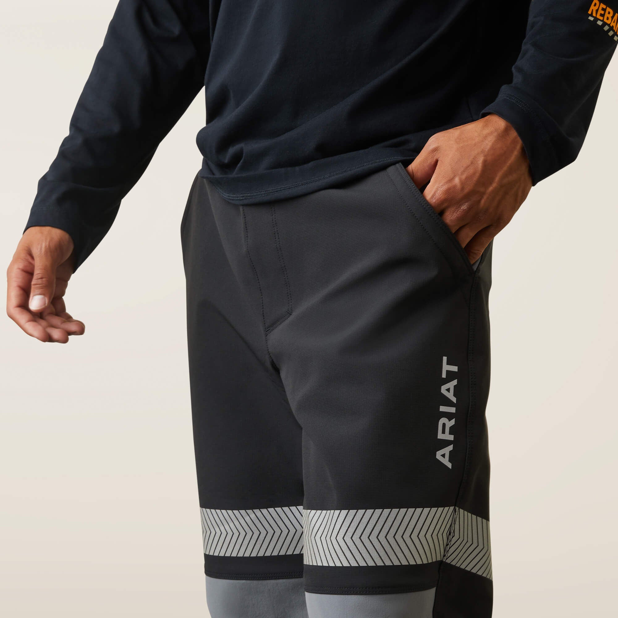 Rebar DuraStretch Pull-On Straight Pant Men - BLACK