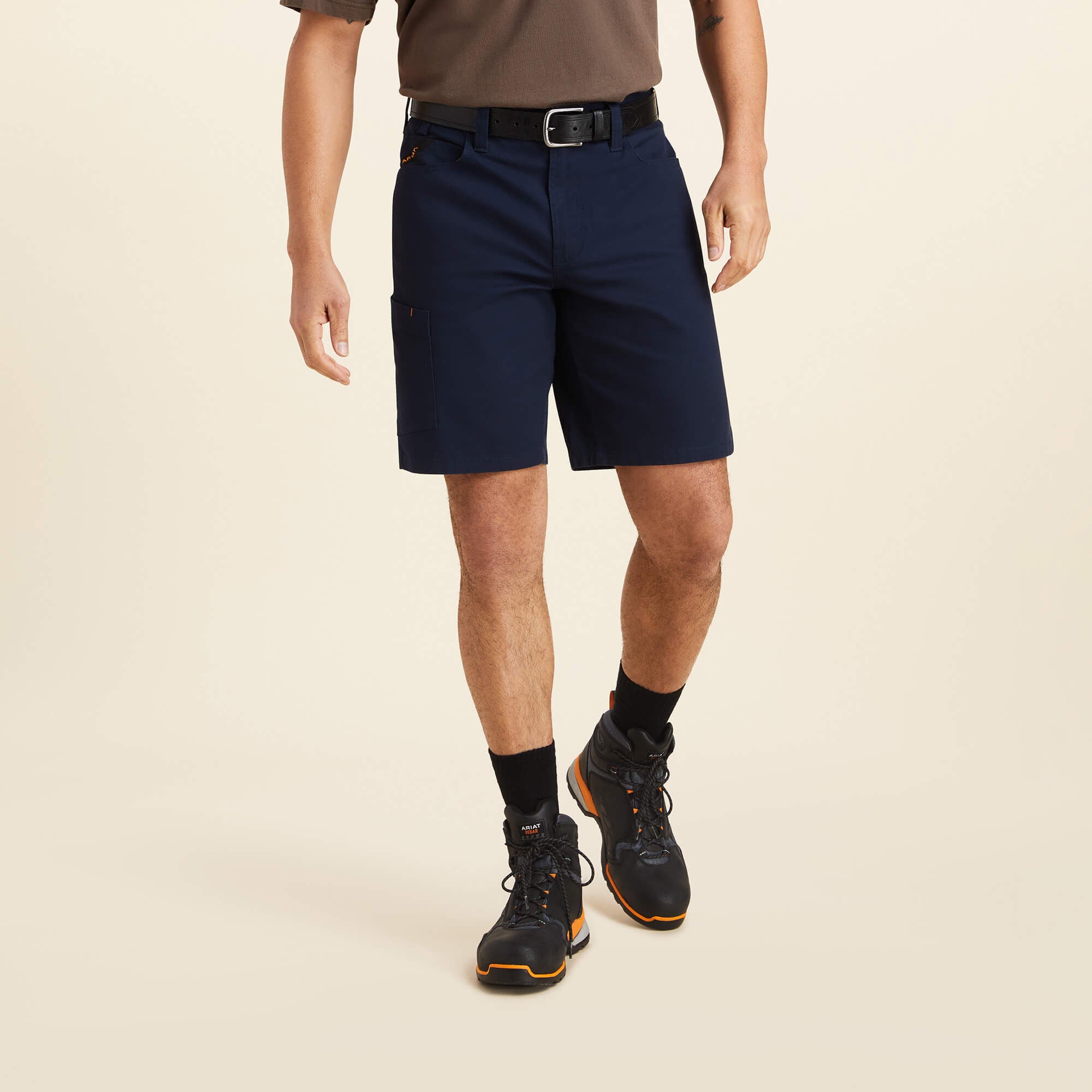 Rebar DuraStretch Made Tough 10" Short Men - NAVY