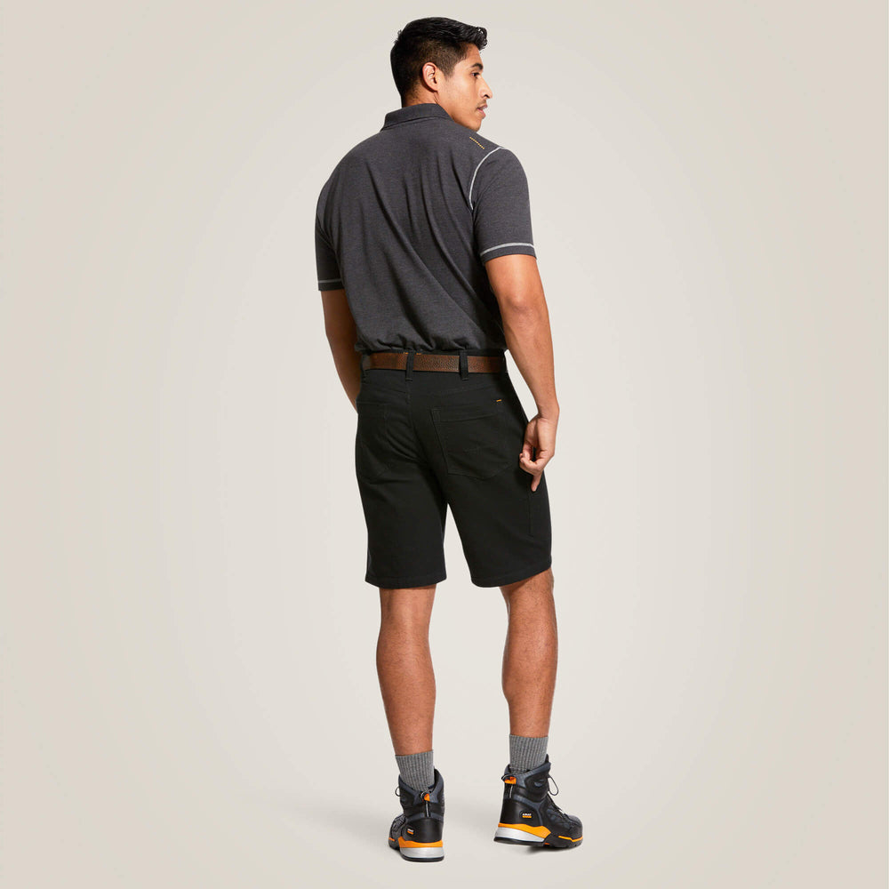 Rebar DuraStretch Made Tough 10" Short Men - BLACK