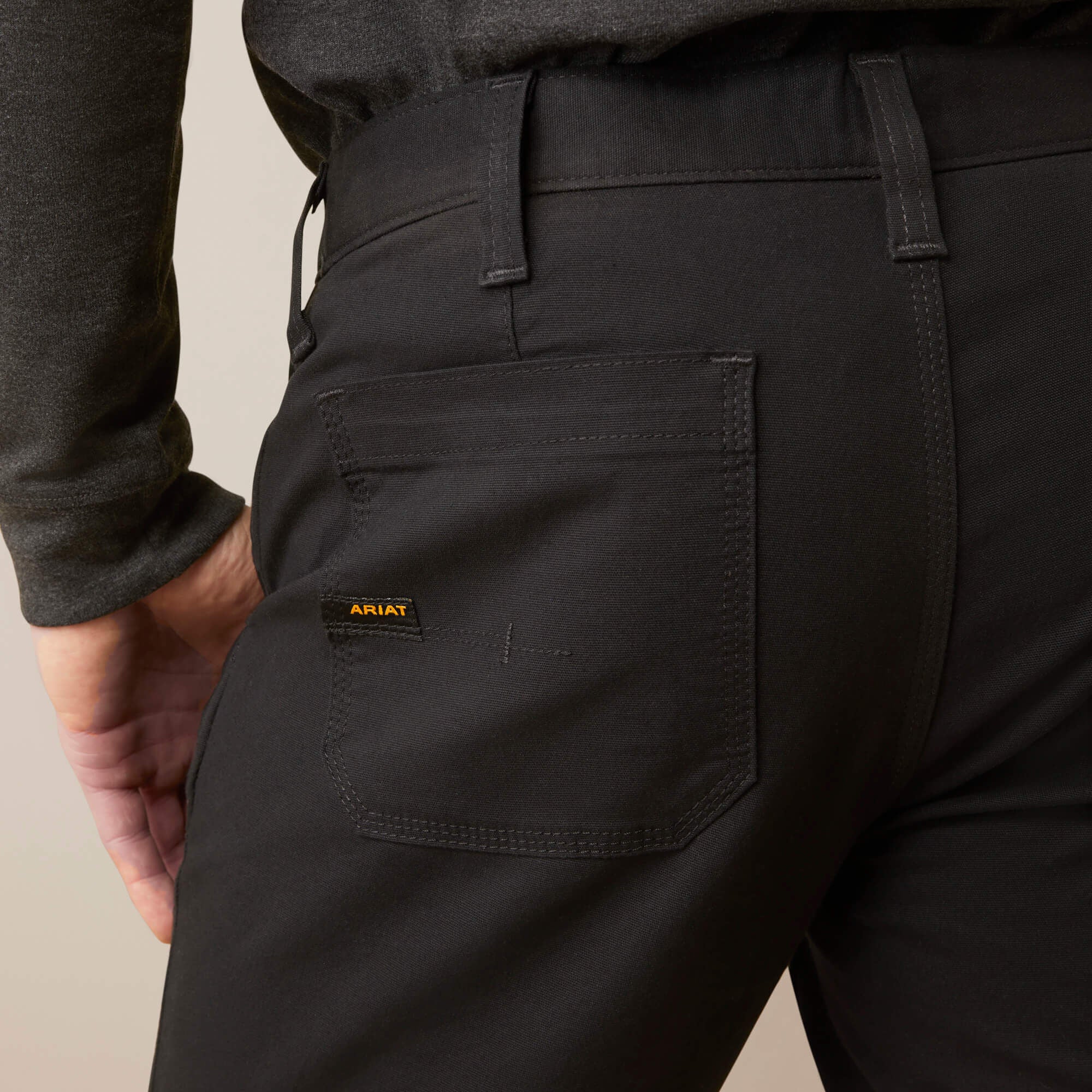 Rebar M5 Straight Made Tough Knee Guardian Straight Men - BLACK
