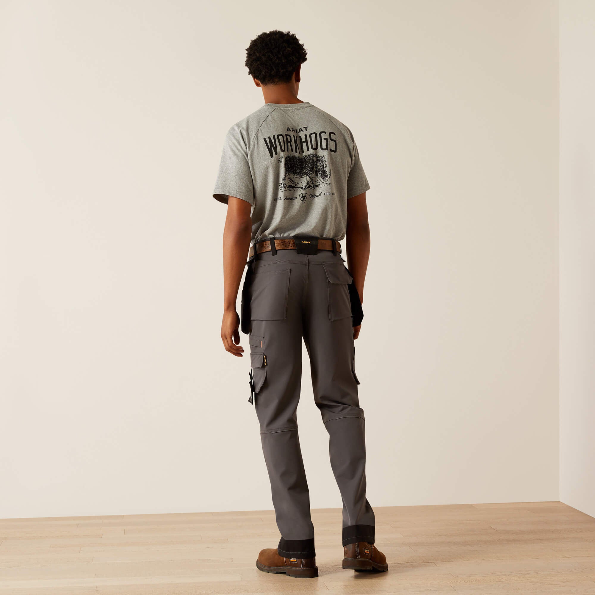 Rebar M7 Slim Dynamic Utility Straight Pant Men - CHARCOAL