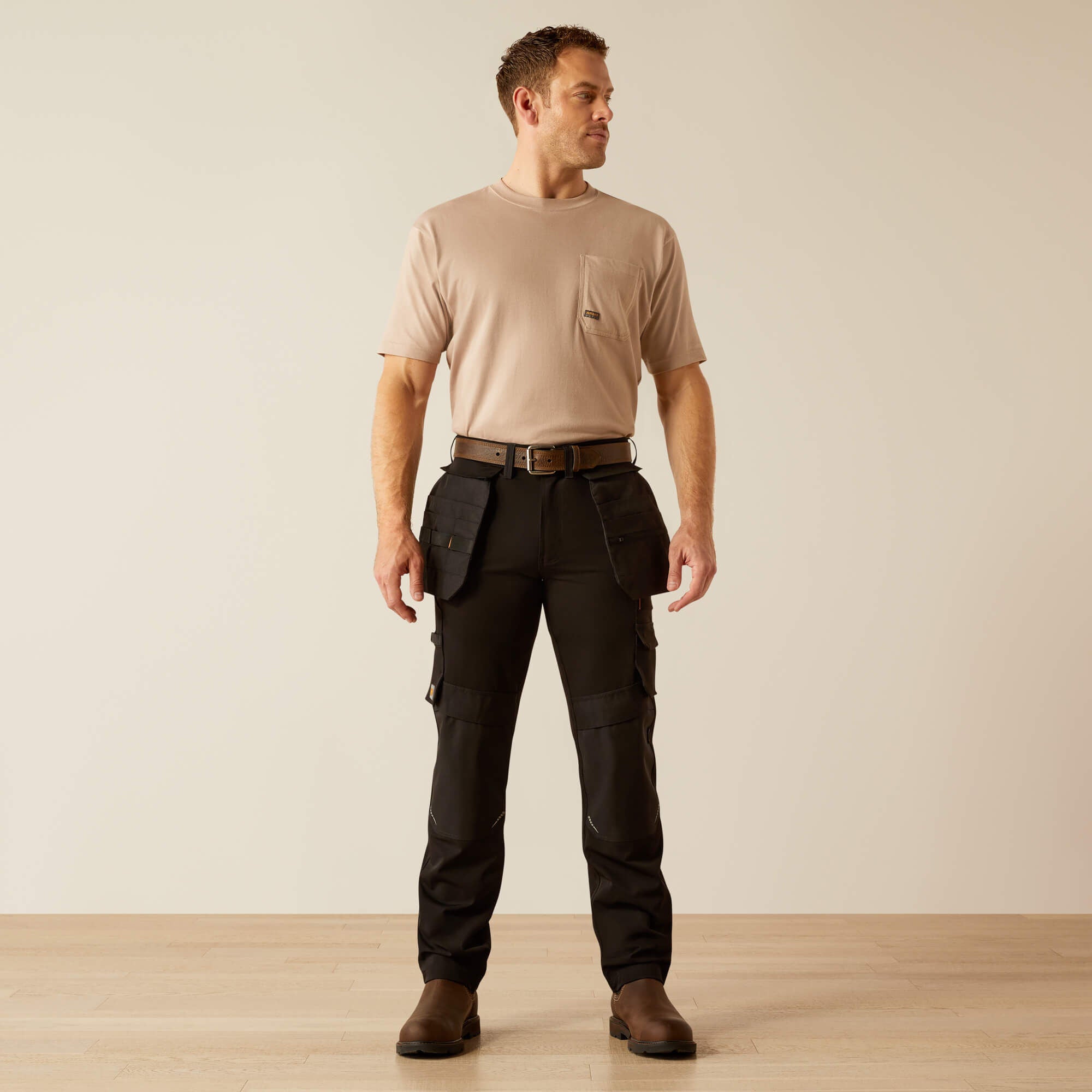 Rebar M7 Slim Dynamic Utility Straight Pant Men - BLACK