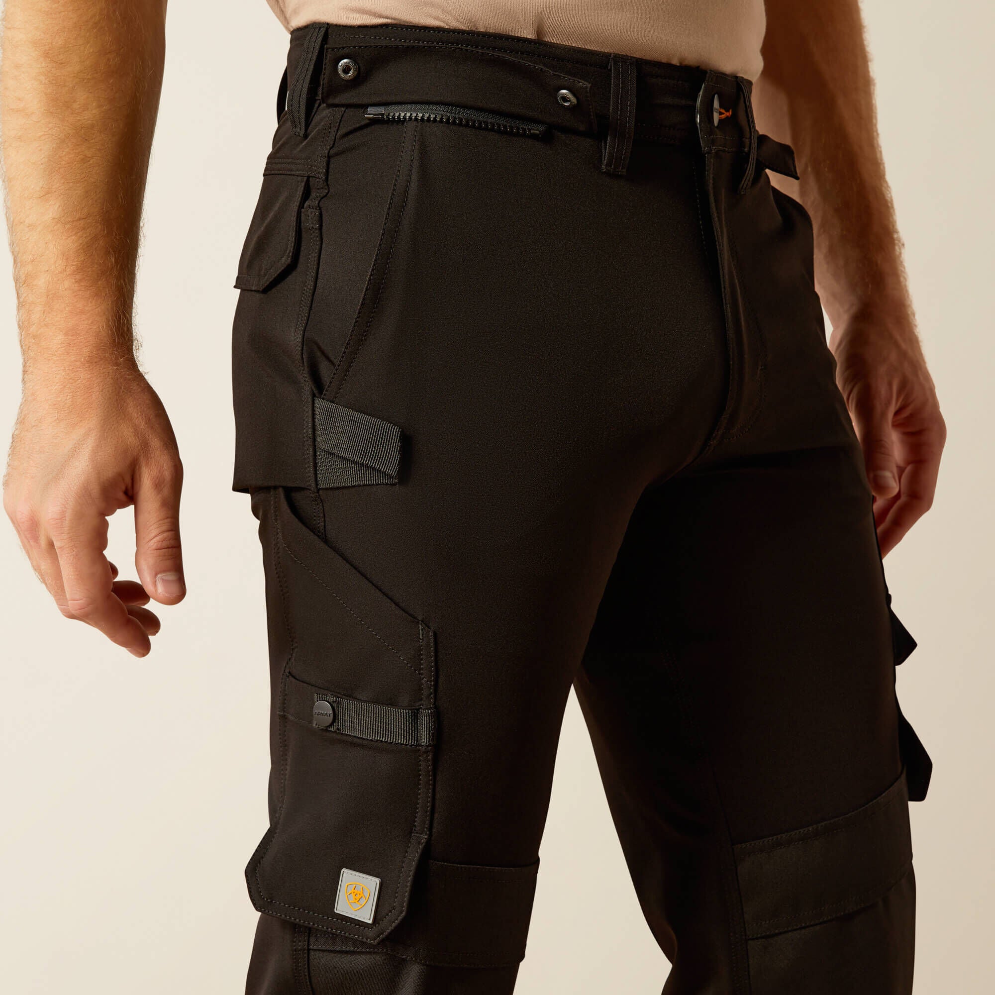 Rebar M7 Slim Dynamic Utility Straight Pant Men - BLACK