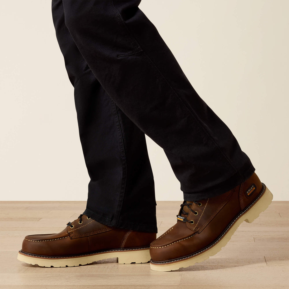 Rebar M5 Straight DuraStretch Washed Twill Dungaree Straight Leg Pant Men - BLACK