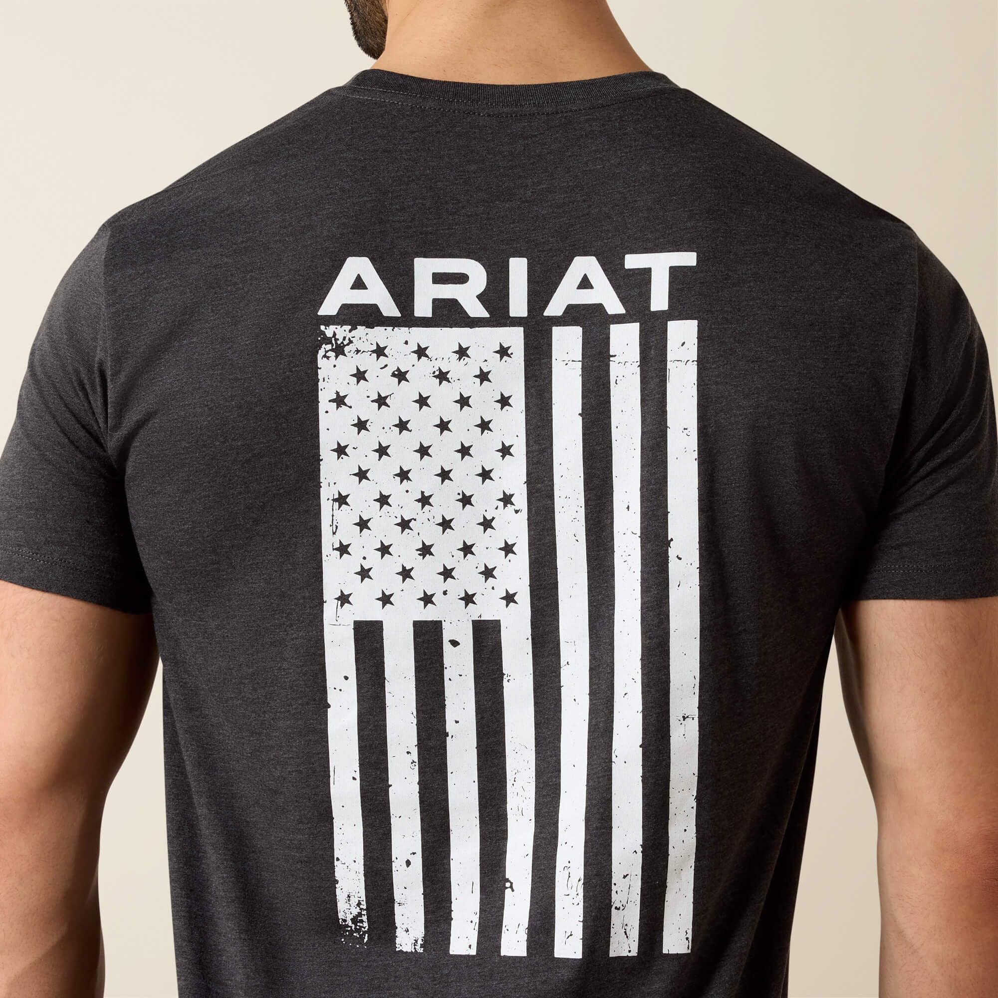 Ariat Freedom T-Shirt Men - CHARCOAL HEATHER