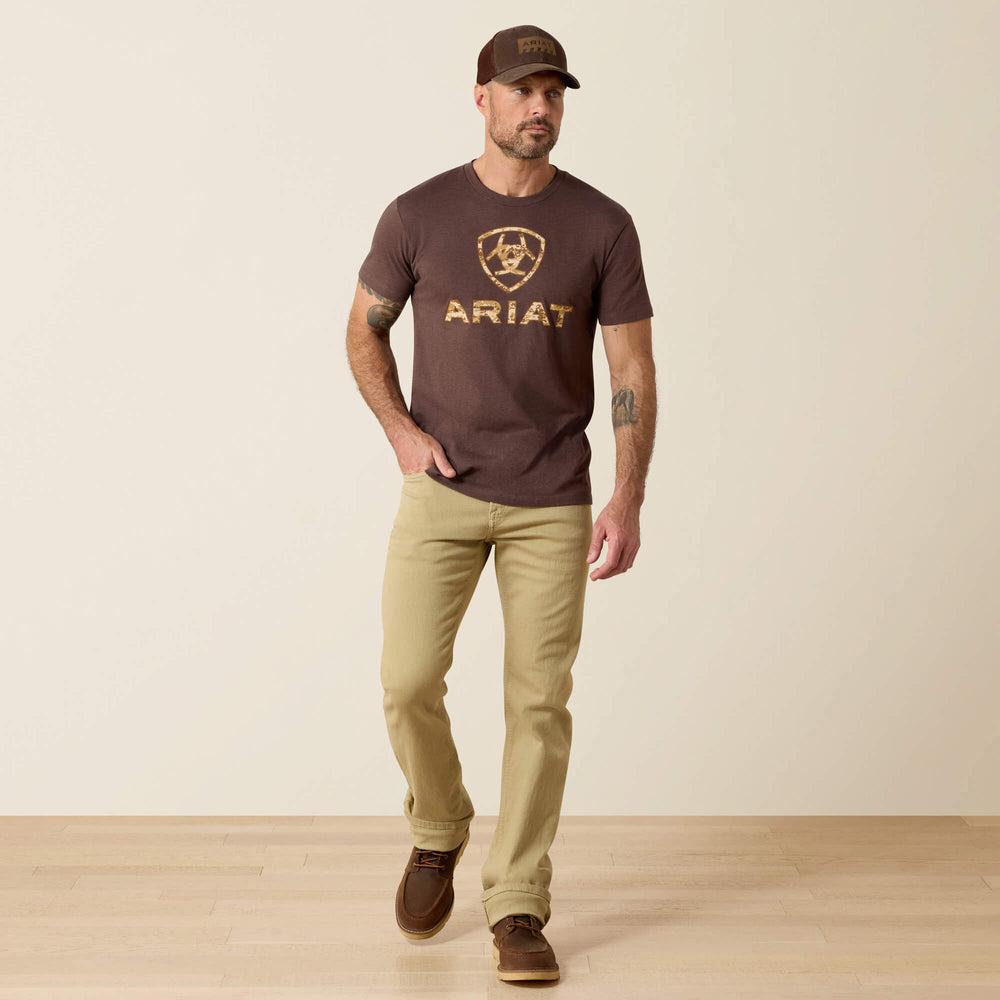 Liberty USA Digi Camo T-Shirt Men - BROWN HEATHER