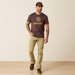Liberty USA Digi Camo T-Shirt Men - BROWN HEATHER