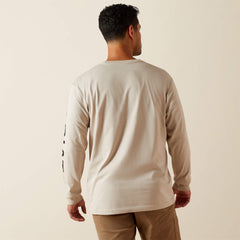 Rebar Cotton Strong Standard Logo Pocket T-Shirt Men - STRING/BLACK