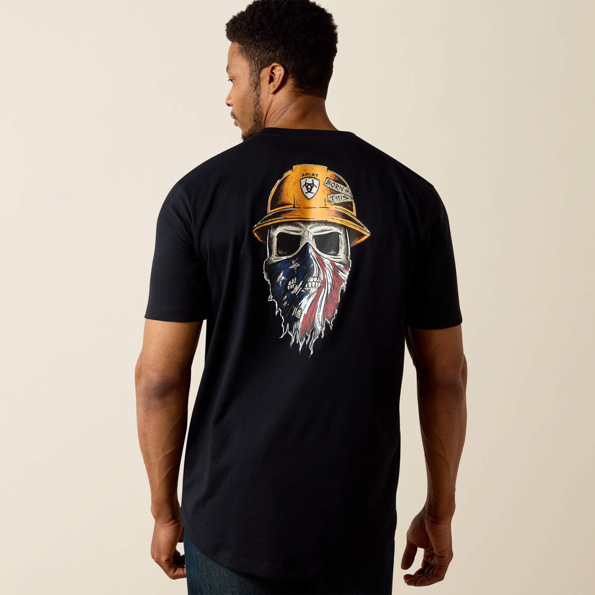 Rebar Workman Born For This T-Shirt Men - BLACK