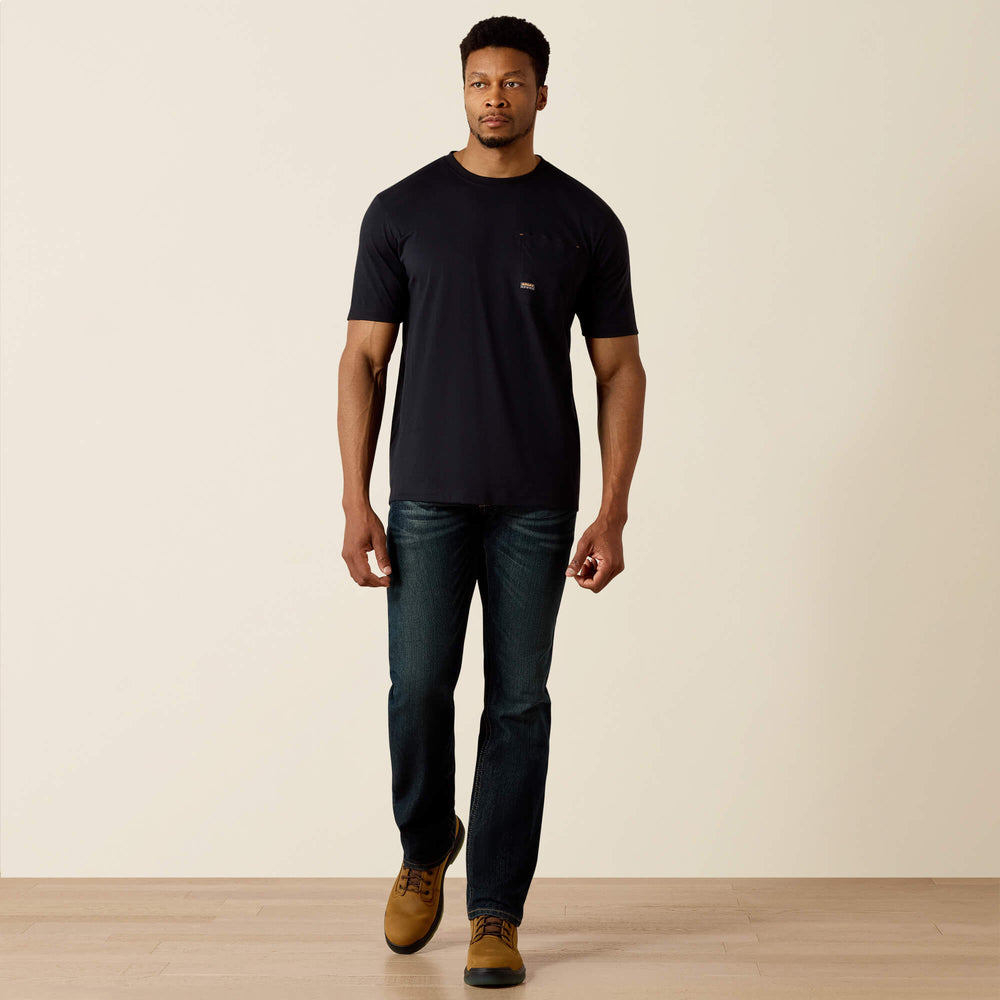 Rebar Workman Born For This T-Shirt Men - BLACK