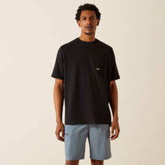 Rebar Cotton Strong Hardhead T-Shirt Men - BLACK