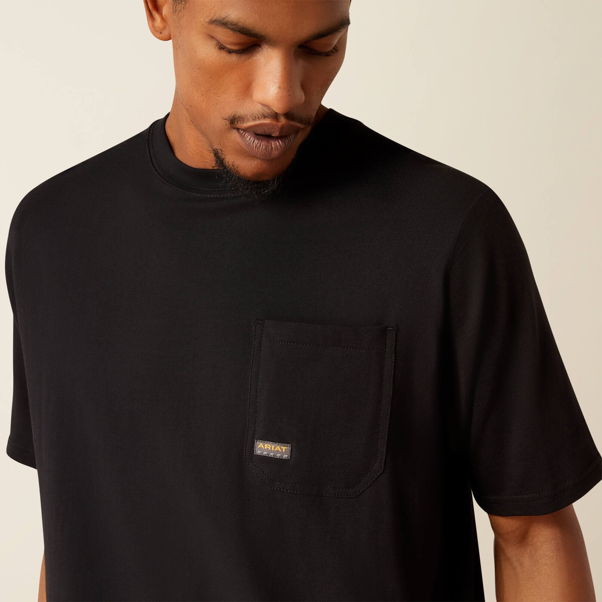 Rebar Cotton Strong Hardhead T-Shirt Men - BLACK